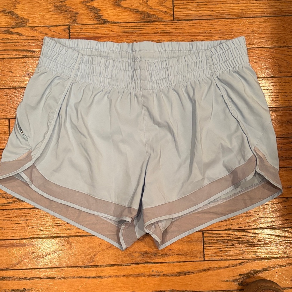 Athleta Light Gray Athletic Shorts
